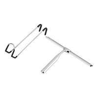 Blue Bright Wiper Cleaner Windowass Car Brush Windshield Stainless Steel Squeegee Shower Bathroom Mirror