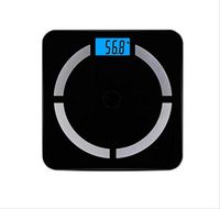 Lfsp Electronic Scales, Digital Scales Smart Bluetooth Electronic Digital Body Fat Scale Tempered Glass Portable Health Weight Scale Floor Scale Suitable for Bedroom, Bathroom High-Precision Scales