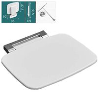 ZHAO XIN Shower Chair Seat- Folding Seats Wall Mounted Changing Shoes Stool - for Adults Elderly Bathroom Corridor - White