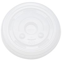 Simply Deliver Plastic Lid for 12/16/22 oz Cold Beverage Paper Cups, Translucent PS, 2000-Count