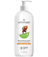 ATTITUDE Dish Detergent, Plant-Based, Hypoallergenic, Eco-Friendly
