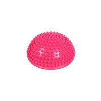 Yoga Half Ball Fitness Equipment Kids Elder Durian Massage Mat Exercise Balance Point Gym Yoga Pilates Ball Rubber,Pink