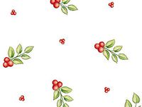 Christmas Print Cello Rolls - 40"x100' Red Berries Cello Roll 1.0 mil (2 Rolls) - WRAPS-CR40RDB