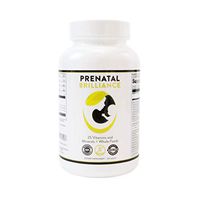 Prenatal Vitamins with Folate for Women, Non-GMO Whole Food Daily Pregnancy Multivitamins with Methyl Folate, B Complex, Biotin, D3 and Calcium - Vibrant Beginning Prenatal Brilliance - (120 ct)