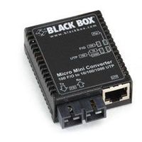Black Box MED Conv 10/100/1000 Copper to 100Mbps DUP Fiber SM 1310nm 30km SC