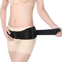 Healifty Abdominal Belt Breathable Postpartum Waist Belt(Black)