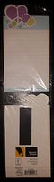 Magnetic Memo Notepad - 2 Valentine Peace Sign Heart Pads, 6.7"x3.5"