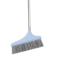 WDX- Broom combination household living room sweeping floor cleaning kitchen cleaning tools broom 簸箕 set combination thickening broom soft hair non-stick hair artifact Household (Color : Blue)