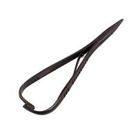 LAJA IMPORTS Dental Mathieu Needle Holder 5.5" with Locking System and Beautiful Satin Finish Full Black Color