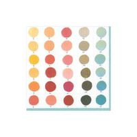 Caspari Lulu's Palette Boxed Cocktail Napkins Set of 40