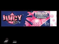 24 Packs (1 box) Juicy Jay's 1.25" Pure Hemp Rolling Papers - (Bubble Gum)