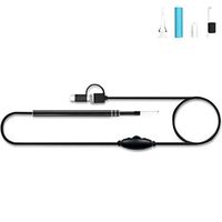 Yu$iOne Earwax Removal Kits, LED Light Endoscope Ear Curette,Multifunctional Earwax Spoon for Easy Cleaning, Safe and Comfortable for Adults Kids