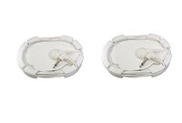 2 Sets of Healthmateforever Electrode Patches Pads Holder/Electrode Wire Holder, Stick Board for Massager ditigal Palm Massager Including one Pair Pads and Wire as Shown in The Picture (C) 2.5mm Wire