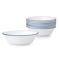 Corelle 1136763, bowl sets, 8 Pieces, Classic Café Blue