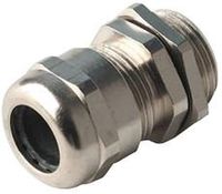 TE CONNECTIVITY/AMP M20X1.5 EMC CABLE GLAND & LOCKNUT, BRASS, M20X1.5, 12MM,