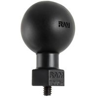 Ram Mount Tough Ball with 1/4-20 x .50-Inch Long Male Threaded Post, Black