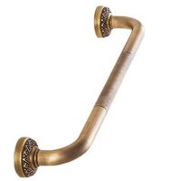 Hiendure Home Care 19-inch Concealed Mounting Grab Bar, Antique Brass