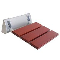 Bathing Benches & Chairs Wall-mounted stool Foldxxing Shower Bench Folding Shower Bench Seat solid wood anti-corrosion shower stool folding shoe bench bathroom chair non-slip bath chair does not occup