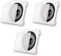 Acoustic Audio CS-IW10SUB in Wall 10" Passive Subwoofers for Home Theater 3 Sub Set