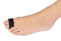 Silipos Active Gel Toe Splints, Black, 16cm x 2cm, Pack of 2