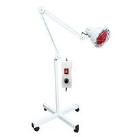 Infrared Massage Lamp with Stainless Steel Anti-scalding Mesh Cover, Intelligent Temperature Adjustable Infrared Light Therapy Heat Lamp Set