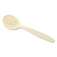 Dixie 5.75" Heavy-Weight Polystyrene Plastic Soup Spoon by GP PRO (Georgia-Pacific), Champagne,  SH117, (Case of 1,000)