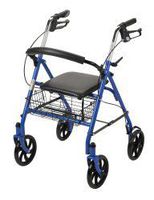McKesson Rollator 300 lbs. Steel 31 to 37 Inch Handle Height