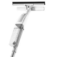 Squeegee for Shower Doors Wipe The Glass Artifact Double Sided Wipe High Rise Wiper Home Window Cleaner Water Spray Glass Scrape Professional Cleaning Windows for Bathroom, Window and Car Glass