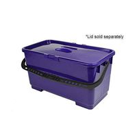 Bucket Rectangular Purple 6 Gallon