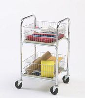 Charnstrom Compact Mail Cart with Removable Parcel Baskets (M242)