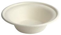 Brheez 16 oz Heavy Duty Disposable Bowls 100% Natural Sugarcane Bagasse, Biodegradable and Compostable - Pack of 60