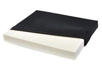 AliMed Latex Comfort Cushion, Black Knit Cover, 16 x 16 x 2 inches