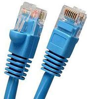 iMBAPrice CAT5e Ethernet Cable 15 ft Blue - Male to Male Connectors for Base-T Networks
