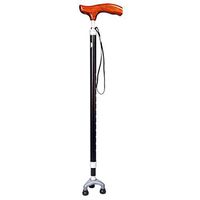 Crutches Canes Solid Wood Aluminum Mahogany Head Walking Stick Super Light Retractable Hand Crutch Non-Slip Wood The Elderly Old Age Elderly handrails