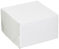 Premier Retail White Gloss Two-Piece Gift Boxes - 10 x 8 x 1 1/4 inch 2pc 125ct Boxes-125 Count, 1/4