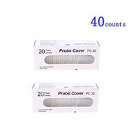 Sofunii Suitable for All Braun ThermoScan Models and Other Types of thermometers 40 Count Ear Thermometer Probe Cover/Refill Cover/Lens Filter Disposable Cover (40counts)