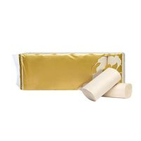 Beauti-chen Roll Toilet Paper - Natural Bamboo Pulp Earth Friendly Toilet Paper 12 Mega Rolls Eco Friendly Bath Tissue 750G for Women and Baby