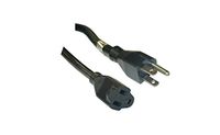 C&E Power Extension Cord, Black, SJT, NEMA 5-15P to NEMA 5-15R, 14 AWG, 3 Conductor, 15 Amp, 15 Feet
