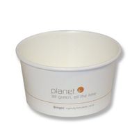 Planet + 100% Compostable PLA Laminated Food Container, 12-Ounce, 500-Count Case