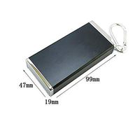 TX Regular Cigarette case Portable Aluminum Alloy Metal Pocket Storage Box, 10 pcs Thicker Cigarette Protection, 2 Cases