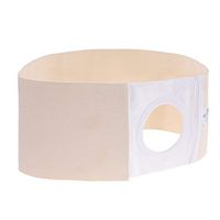 Ostomy Hernia Belt, Elastic Ostomy Hernia Belt for Colostomy Bag Abdominal Binder with Stoma Opening Navel Hernia Support, Help Relieve Pain for Incisional, Epigastric, Ventral, Inguinal Hernia(M)