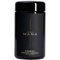 Urban Mana Energy | Premium Mushroom Extract Supplement | Cordyceps + Ashwagandha + Rhodiola + Shilajit | Increase Energy & Cognitive Function | Stress & Anxiety Relief | Vegan Capsules