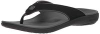 Spenco Men's Yumi Plus Sandal Sandal, Carbon/Pewter, 9 Wide US