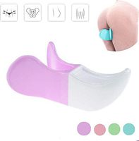 PVC Exerciser Hip Trainer Clip, Buttocks Training Body Inner Thigh Pelvic Floor Muscle Firming Bladder Controller Correction Beautiful Buttocks Useful (Purple)
