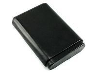 Skyway Avery High Capacity Leather Cigar Case Holder with Cedar Lining - Black