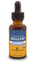 Herb Pharm Certified Organic Skullcap Liquid Extract for Nervous System Support, Organic Cane Alcohol, 1 Ounce