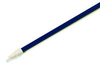 Carlisle 4022714 Sparta Spectrum Solid Foam Filled Fiberglass Threaded Handle with Self Locking Flex Tip, 1" Dia. x 60" L, Blue (Case of 12)