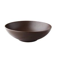 AXZHYX Bowl Bowl, Salad Bowl Soup Bowl Big Bowl Ceramic Bowl Creativity Household Ceramics Cutlery Bowl Simple Brown 20 6cm Hotel Tableware Home Noodles Boiled Fish Soup Bowl