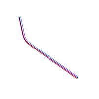 Trenton Stainless Steel Straws for 30oz 20oz Tumblers Cups Mugs, Reusable Metal Straws Bent Neon