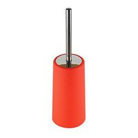 Liangxiang Stainless Steel Toilet Brush with Holder Bathroom Toilet Clean Set (Style-red)